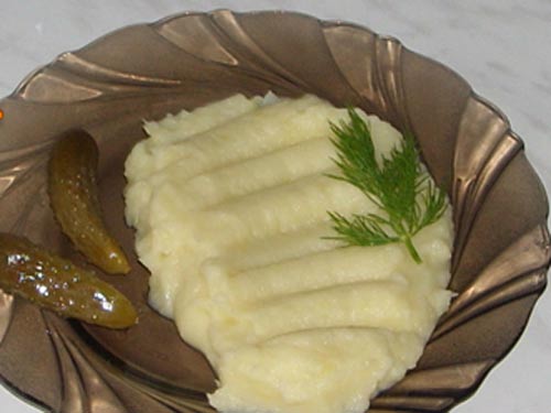 Пюре картофельно-кабачковое